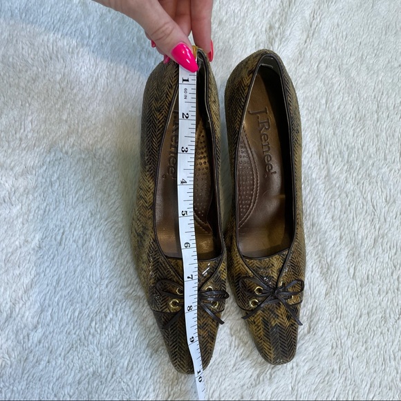 J.Renee Vintage Alice Shoes Square Toe Size 6M - Picture 9 of 10